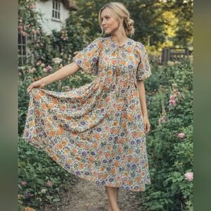 Millie Thalia Saffron Dress - Medium